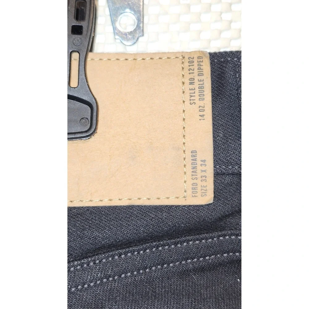 Buck Mason Black Ford Standard Jean Mens 33x30 Straight Leg BM12102.277
